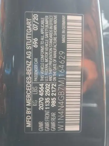 2021 MERCEDES-BENZ GLA 250  