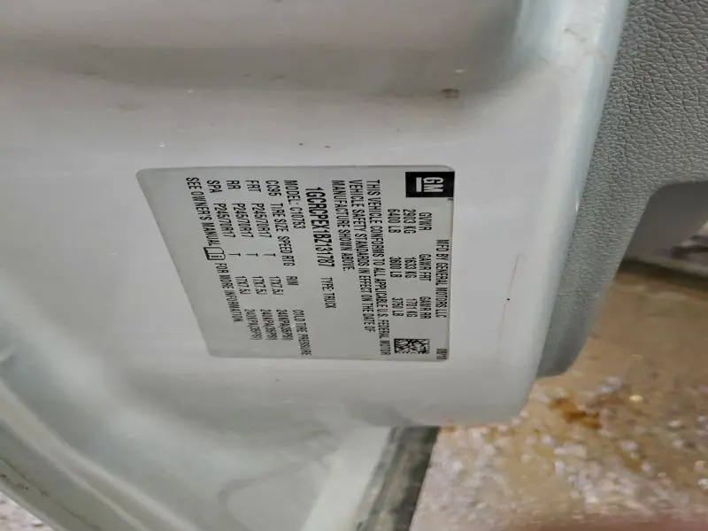 2011 CHEVROLET SILVERADO C1500  