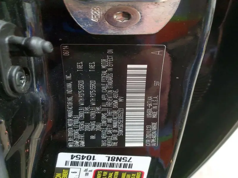 2014 TOYOTA SEQUOIA LIMITED  