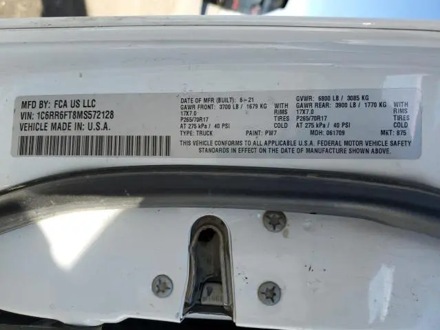 2021 RAM 1500 CLASSIC TRADESMAN  