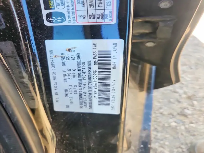 2014 MAZDA 3 GRAND TOURING  