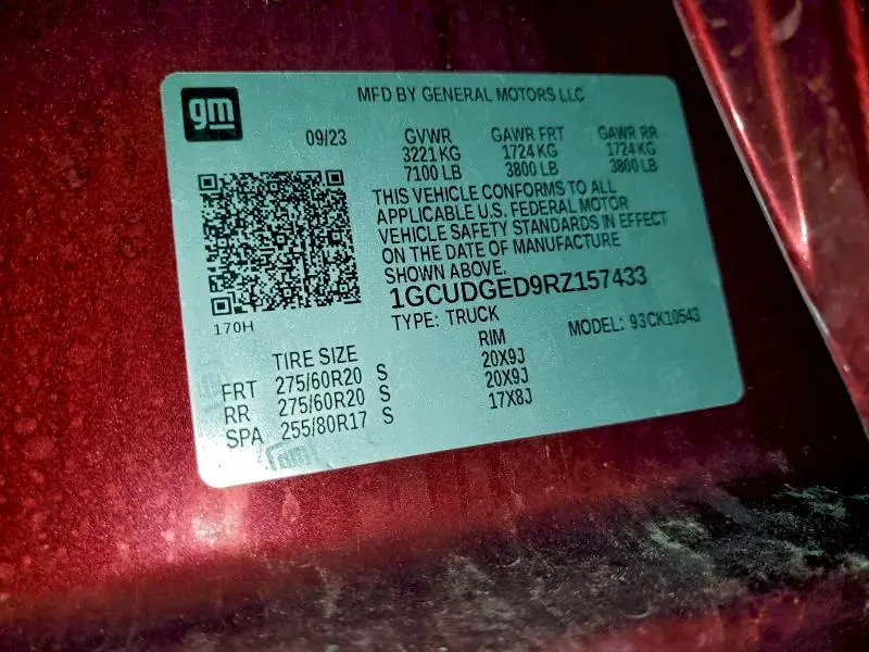 2024 CHEVROLET SILVERADO K1500 LTZ  