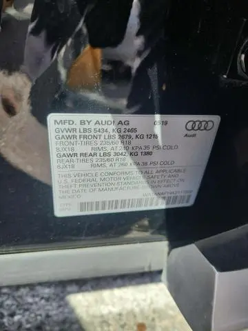 2019 AUDI Q5 PREMIUM  