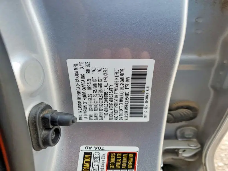 2016 HONDA CR-V SE  