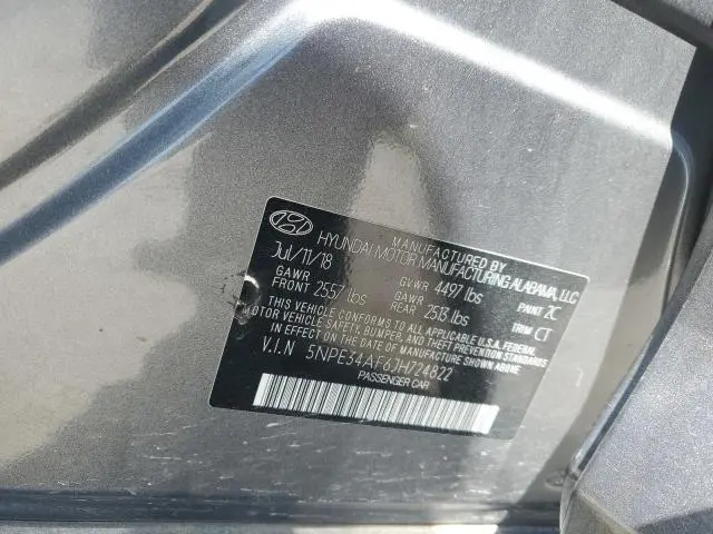 2018 HYUNDAI SONATA SPORT  