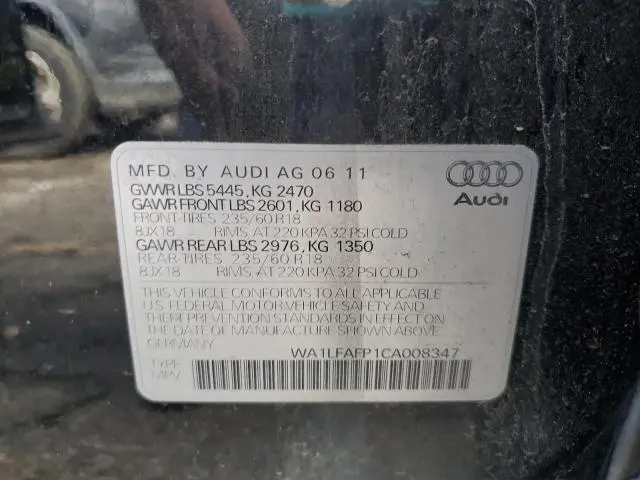 2012 AUDI Q5 PREMIUM PLUS  