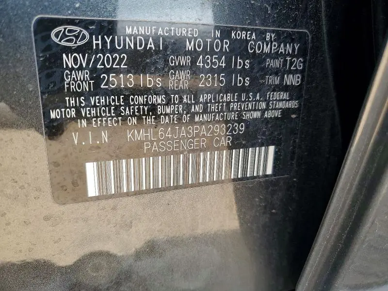 2023 HYUNDAI SONATA SEL  