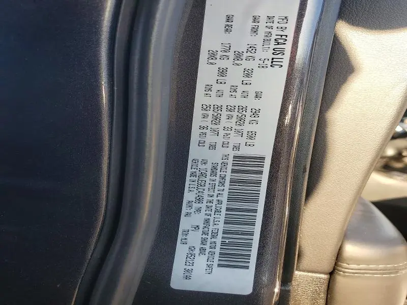 2018 DODGE DURANGO CITADEL  