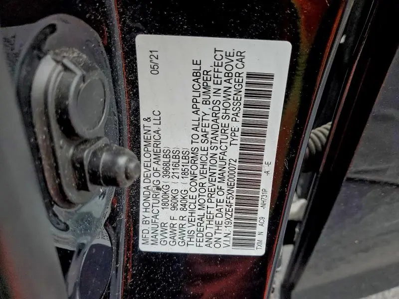 2022 HONDA INSIGHT EX  