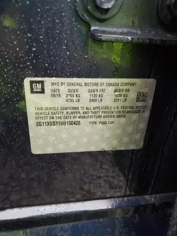 2017 CHEVROLET IMPALA LS  