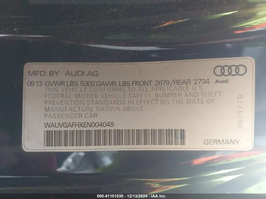 2014 AUDI S5 3.0T PREMIUM PLUS