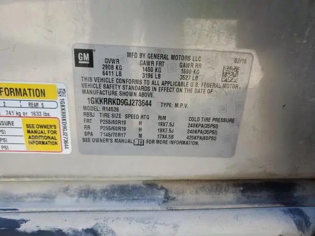 2016 GMC ACADIA SLT-1  