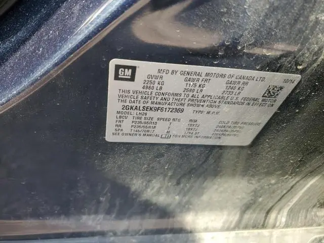 2015 GMC TERRAIN SLT  
