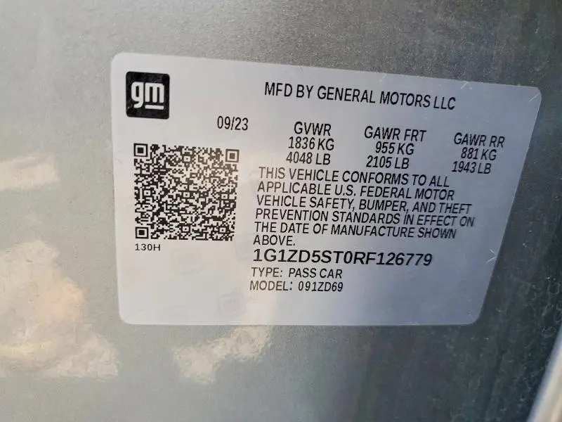 2024 CHEVROLET MALIBU LT  