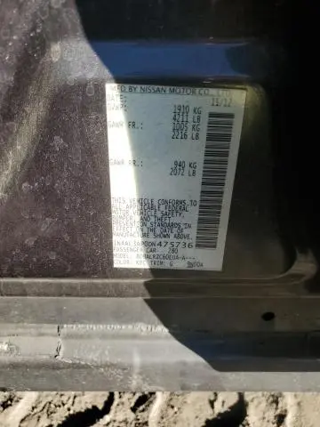 2013 NISSAN ALTIMA 2.5  
