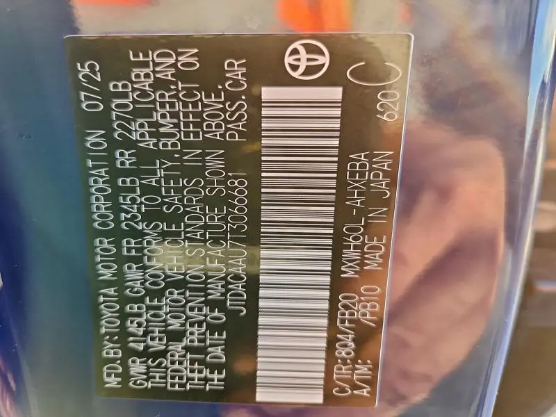 2026 TOYOTA PRIUS LE  