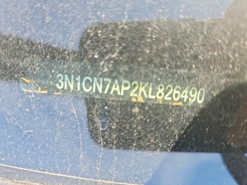 2019 NISSAN VERSA S PLUS  