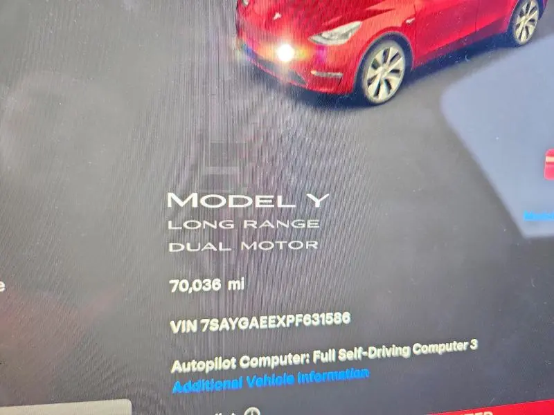 2023 TESLA MODEL Y   