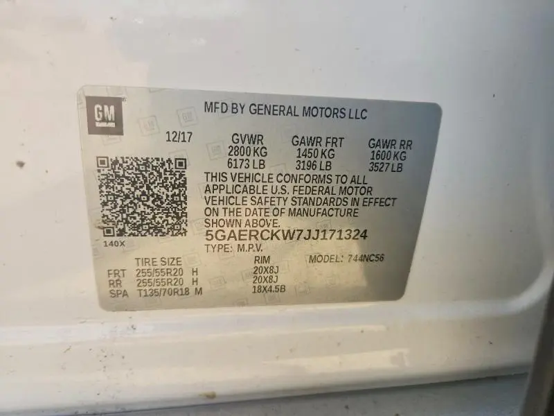 2018 BUICK ENCLAVE PREMIUM  