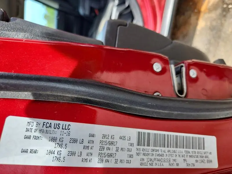 2017 JEEP PATRIOT LATITUDE  