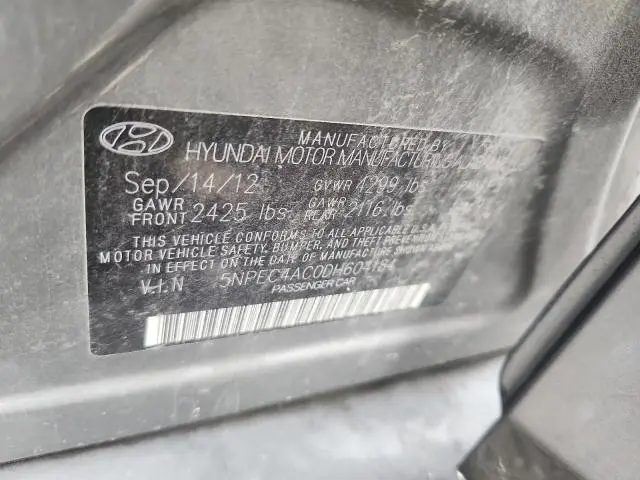 2013 HYUNDAI SONATA SE  