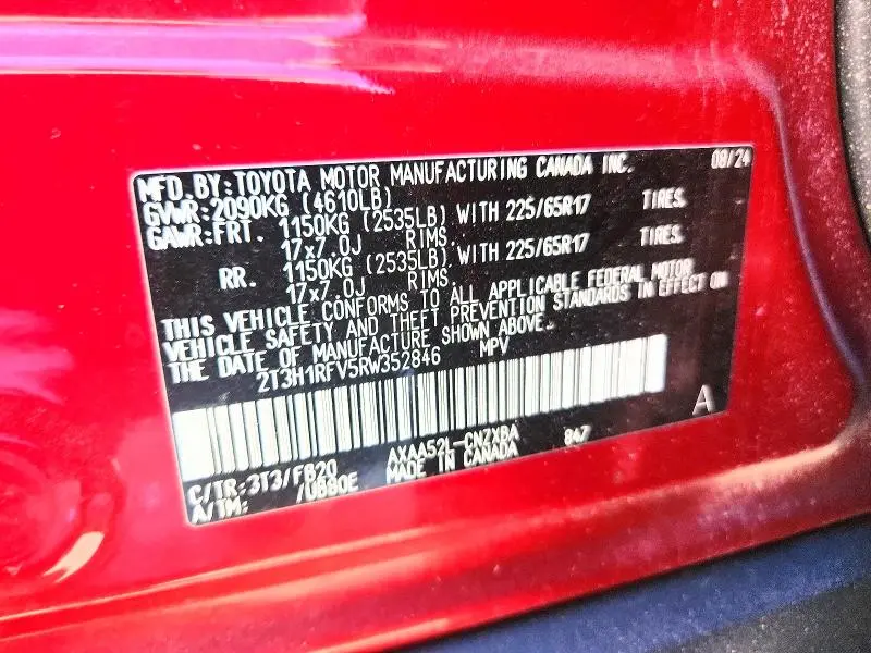 2024 TOYOTA RAV4 LE  