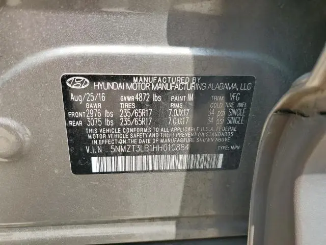 2017 HYUNDAI SANTA FE SPORT   