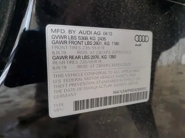 2013 AUDI Q5 PREMIUM PLUS  