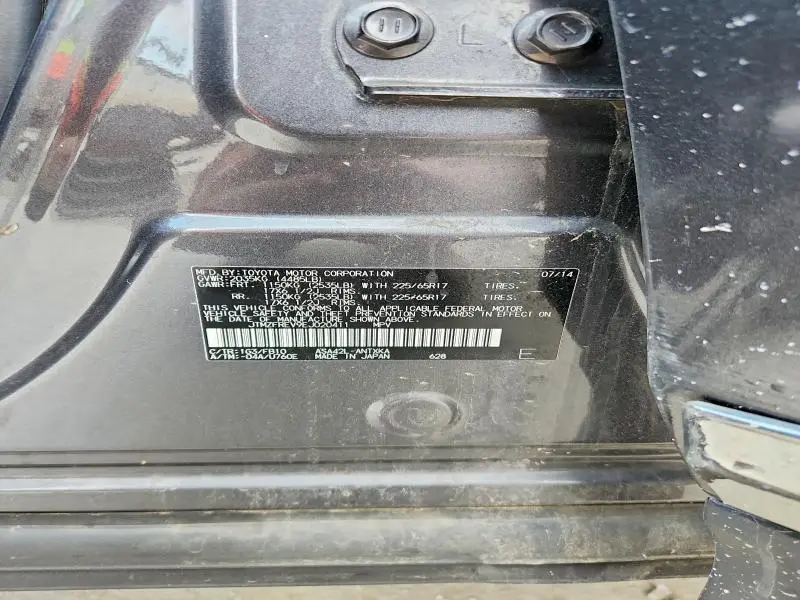 2014 TOYOTA RAV 4   