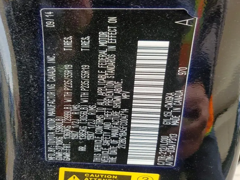 2015 LEXUS RX 450H BASE  