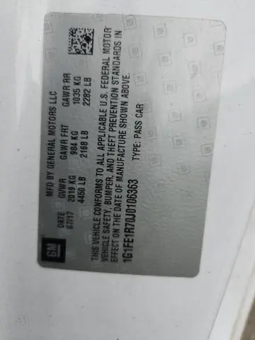 2018 CHEVROLET CAMARO SS  