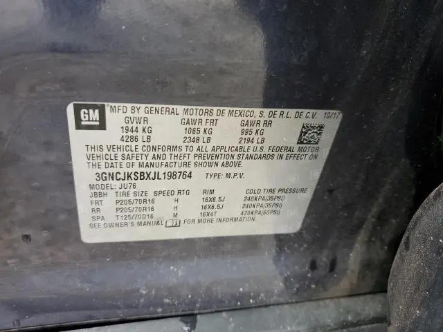 2018 CHEVROLET TRAX LS  