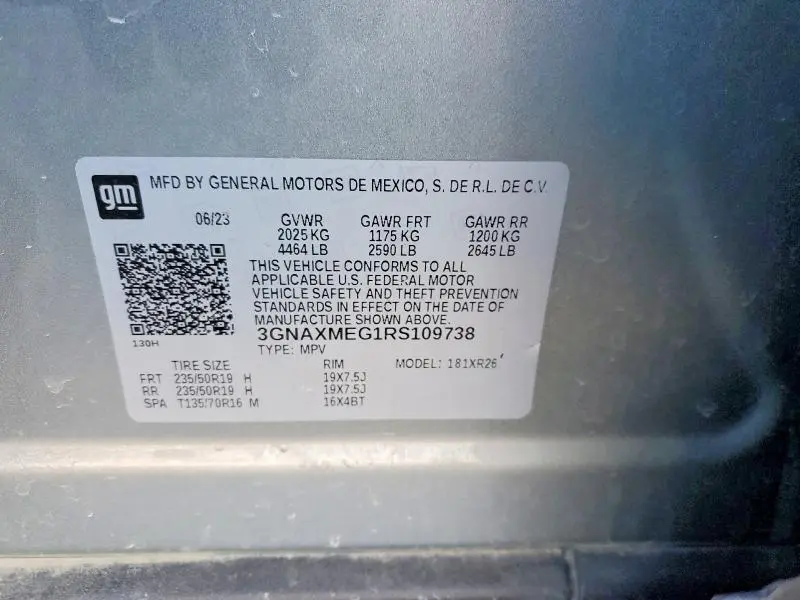 2024 CHEVROLET EQUINOX RS  