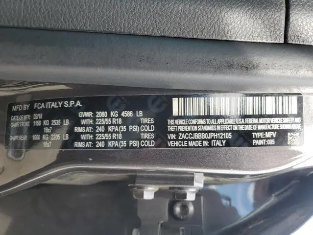 2018 JEEP RENEGADE LATITUDE  