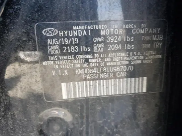 2020 HYUNDAI ELANTRA SEL