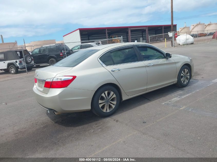 2014 HONDA ACCORD LX