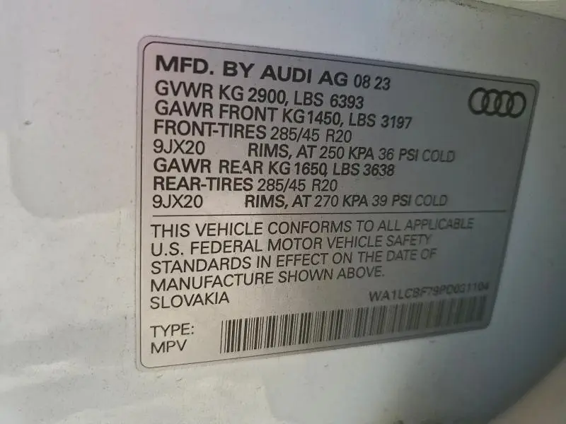 2023 AUDI Q7 PREMIUM PLUS  