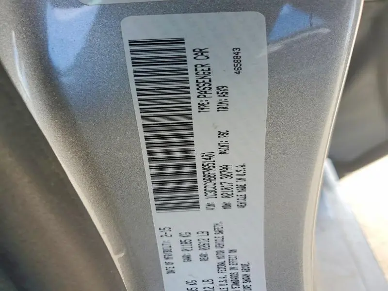 2015 CHRYSLER 200 LIMITED  