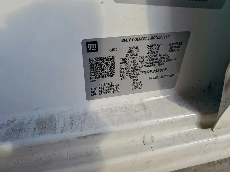 2024 CHEVROLET SILVERADO C2500 HEAVY DUTY  