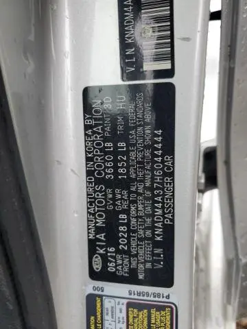 2017 KIA RIO LX