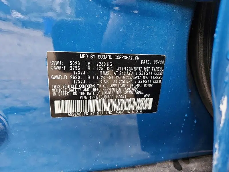 2024 SUBARU OUTBACK WILDERNESS  