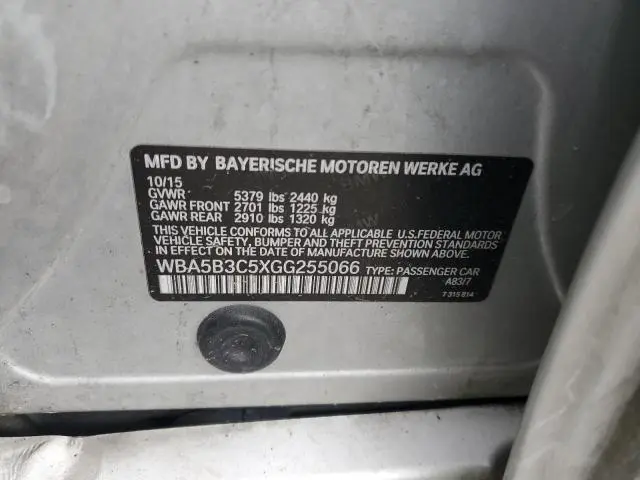 2016 BMW 535 XI  