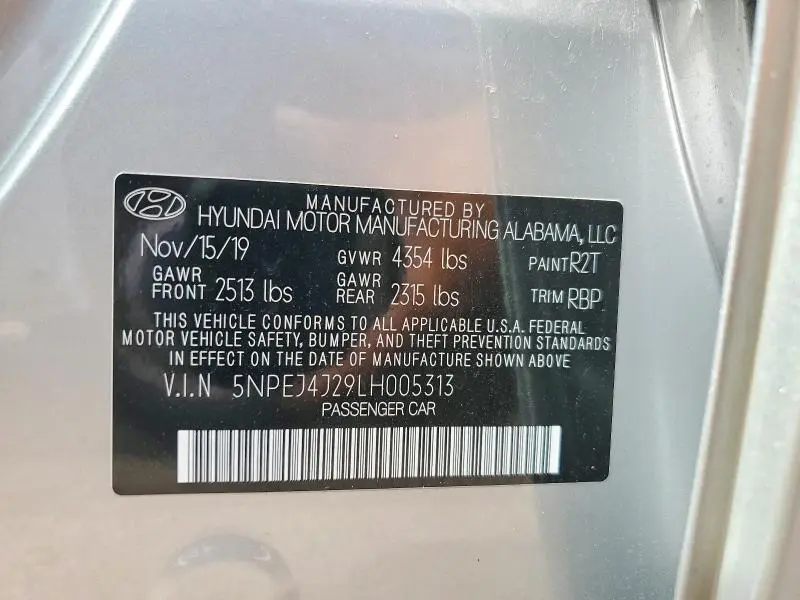 2020 HYUNDAI SONATA SEL PLUS  