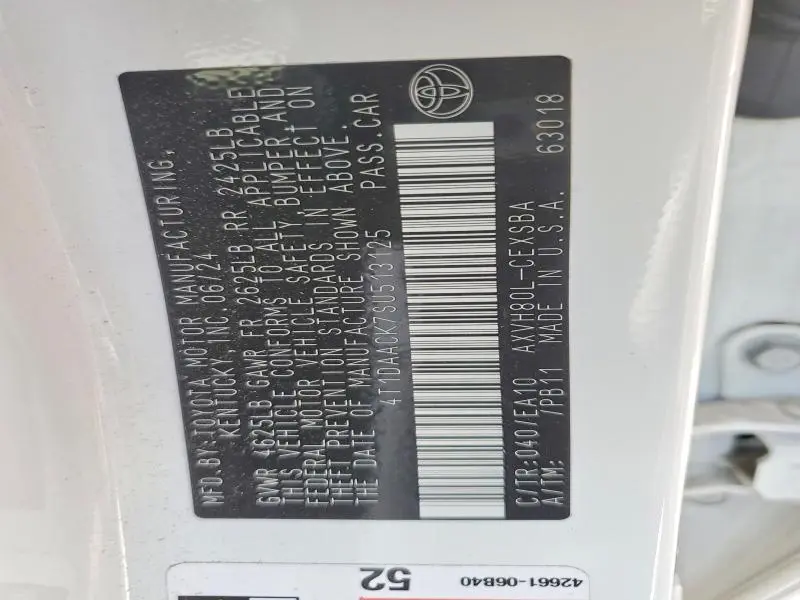2025 TOYOTA CAMRY SE  