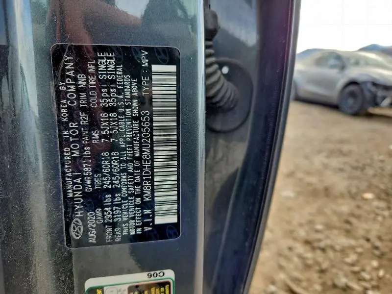 2021 HYUNDAI PALISADE SE  