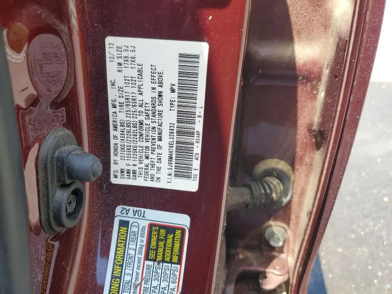 2014 HONDA CR-V EXL  