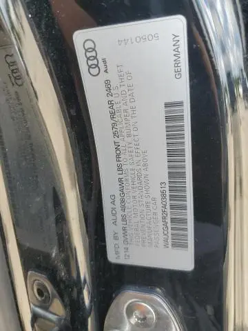 2015 AUDI S5 PREMIUM PLUS  