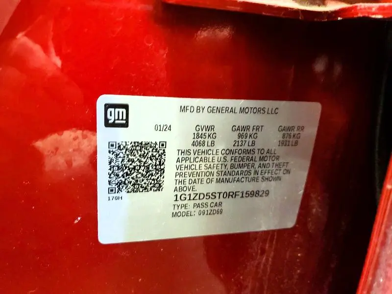 2024 CHEVROLET MALIBU LT  