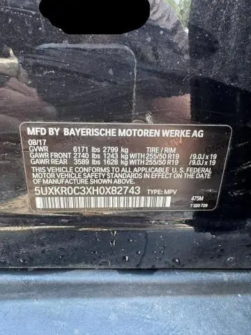 2017 BMW X5 XDRIVE35I  