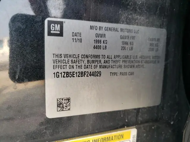 2011 CHEVROLET MALIBU LS  